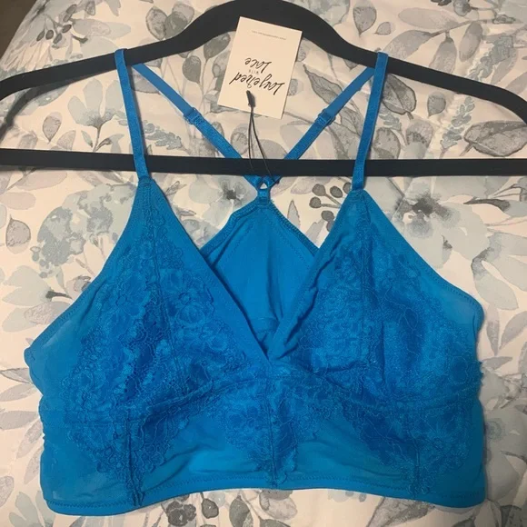 NWT Blue Lace Bralette - Picture 1 of 8